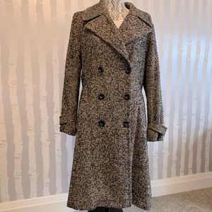 Made in Canada long double breasted coat